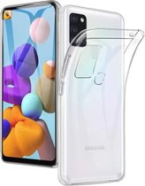 Samsung Galaxy A21S - Silicone Hoesje - Transparant