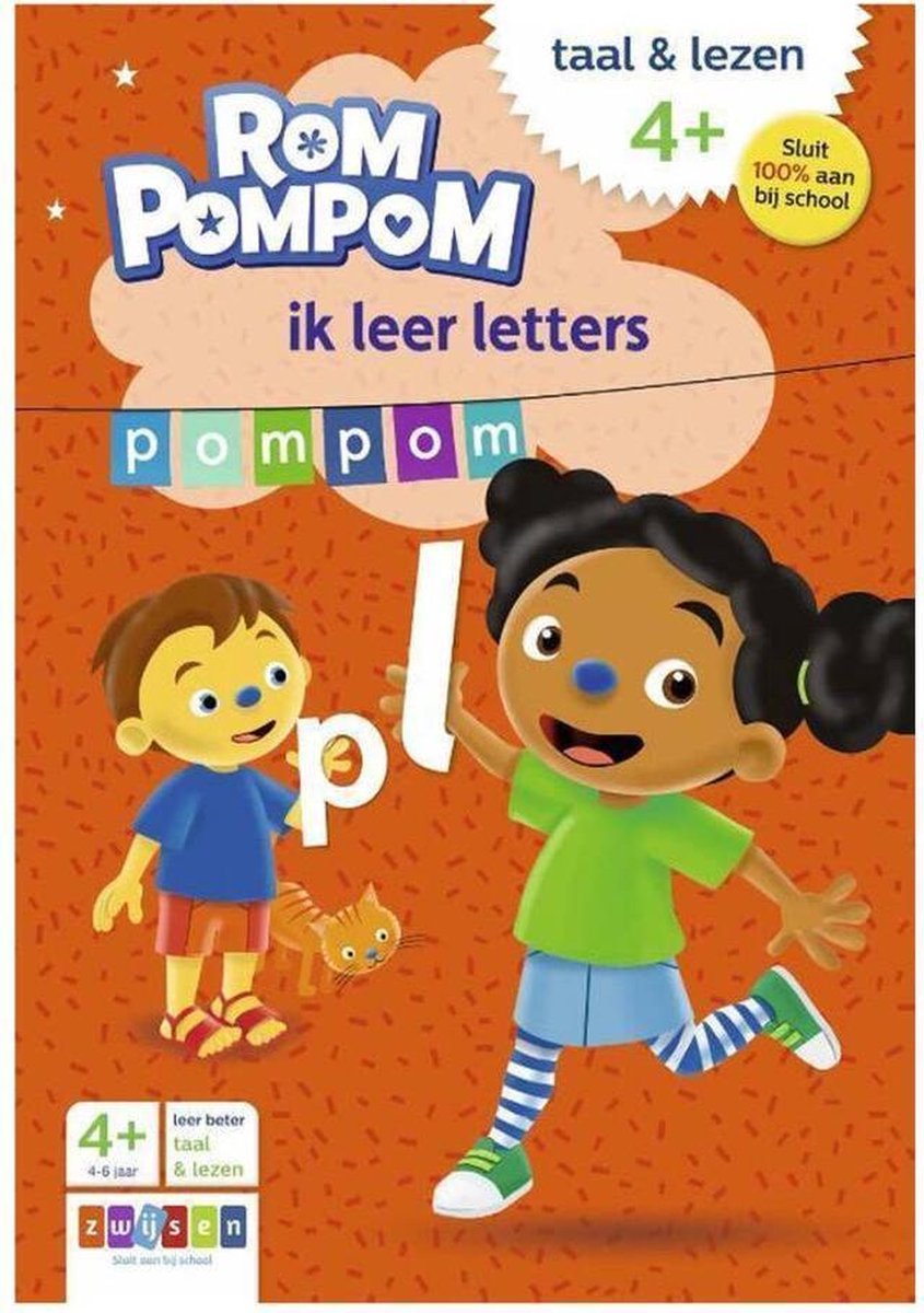 Rompompom - Rompompom ik leer letters - Uitgeverij Zwijsen