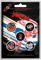 Judas Priest - Turbo Badge/button - Set van 5 - Multicolours