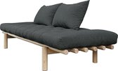 Pace Daybed Clear lacquered Slate Grey