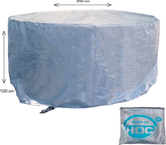 COVER UP HOC - Diamond tuinset rond - 250x100 cm ( diameterxhoogte) - tuinmeubel... | bol.com