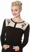 Dancing Days Cardigan -L- MERMAID MAIDEN Zwart