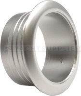 Ring - Rozet - Mat vernikkeld - Kunststof - Voor plaatdikte 19mm