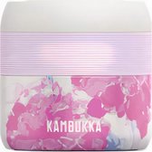 Kambukka Lunchbox Bora Pink Blossom 400 Ml Rvs Roze/wit