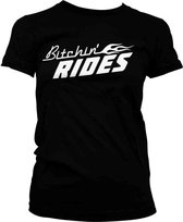 Bitchin' Rides Dames Tshirt -S- Logo Zwart