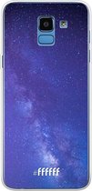 Samsung Galaxy J6 (2018) Hoesje Transparant TPU Case - Star Cluster #ffffff
