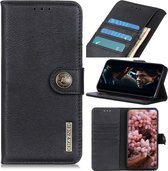 KHAZNEH Xiaomi Redmi 9A Hoesje Portemonnee Book Case Zwart