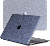 Lunso - cover hoes - MacBook Pro 13 inch (2020) - Glitter Blauw
