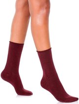 Joyful Socks Damessokken Non-Elastic Multipack 6 paar, kleur: Bordeaux, maat 36-39. NU MET HOGE KORTING!!