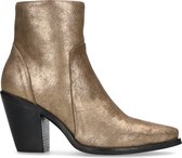 Manfield - Dames - Gouden cowboylaarsjes - Maat 37