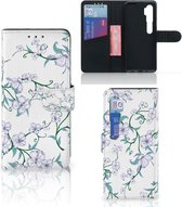 Telefoonhoesje Xiaomi Mi Note 10 Pro Bookcase Blossom White