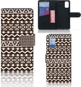 Bookcase Geschikt voor Samsung Galaxy A41 Hoesje Aztec Brown
