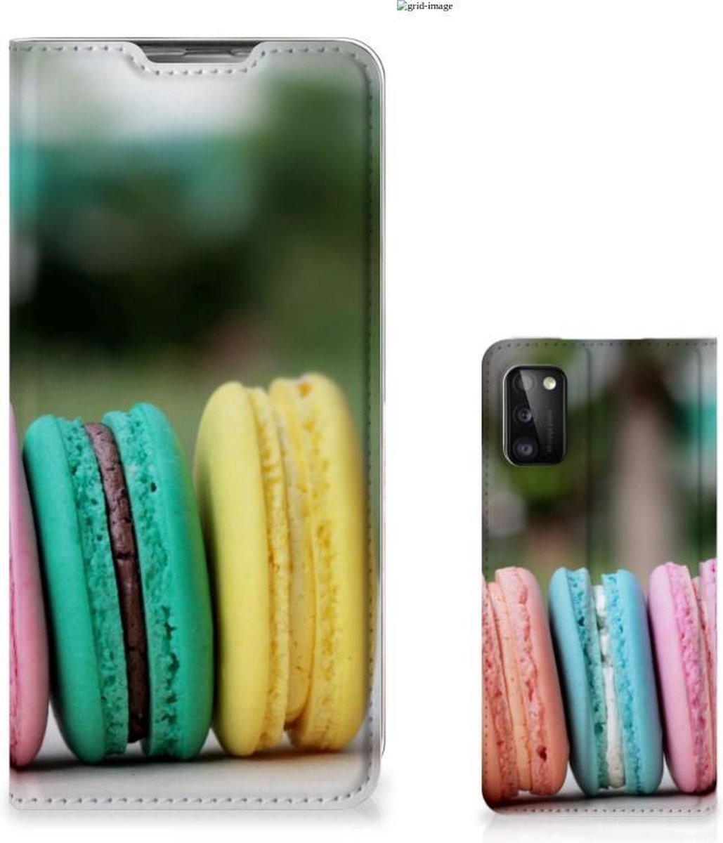 Samsung Galaxy A41 Flip Style Cover Macarons