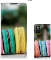 Smart Cover Maken Geschikt voor Samsung Galaxy A41 GSM Hoesje Macarons