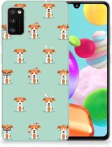 TPU Siliconen Hoesje Samsung Galaxy A41 Telefoon Hoesje Pups