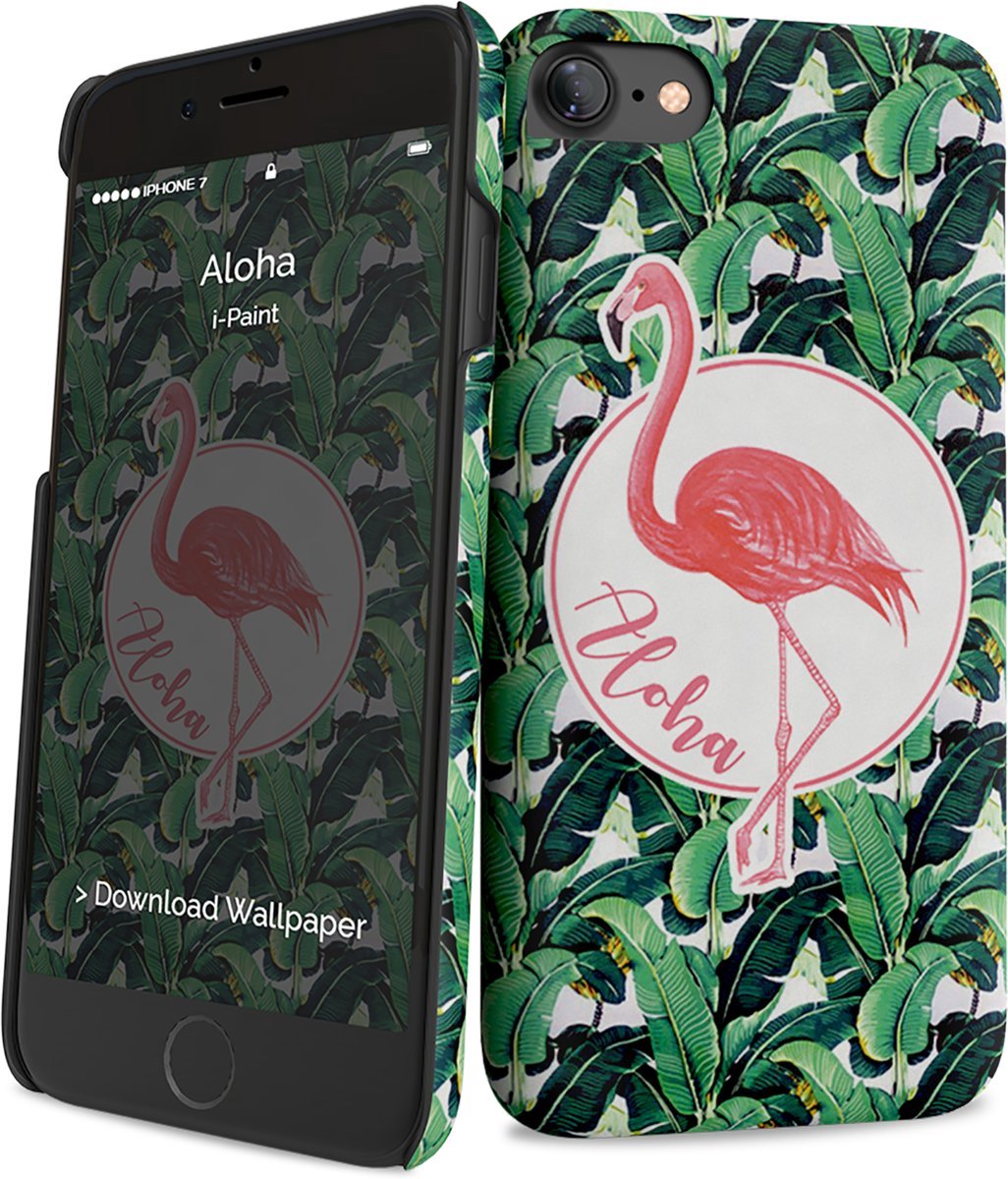 i-Paint cover aloha - groen - voor iPhone 7/8