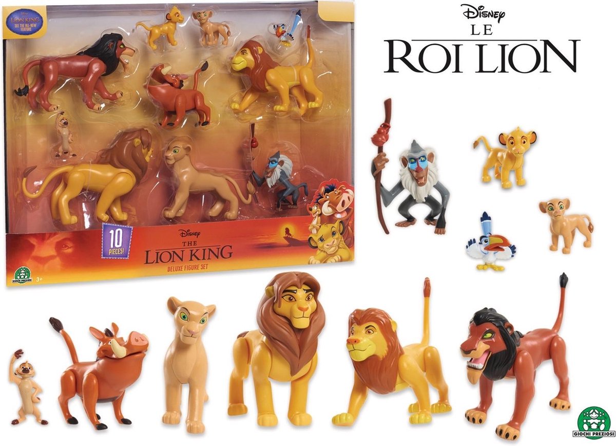 Tientallen Ladder niet The Lion King - Koffer 10 figuren en Accessoires | bol.com