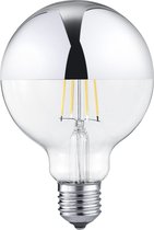LED Lamp - Filament - Trion Limpo - E27 Fitting - 7W - Warm Wit 2700K - Glans Chroom - Glas - BES LED