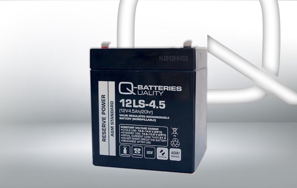 Q-Batteries Vervangende Batterij Voor AEG Protect Home.600 UPS-fabriek 4250889624224