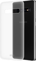 Azuri Samsung Galaxy S10 hoesje - Glossy backcover - Transparant