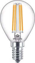 Philips LED Kogellamp Transparant - 60 W - E14 - warmwit licht