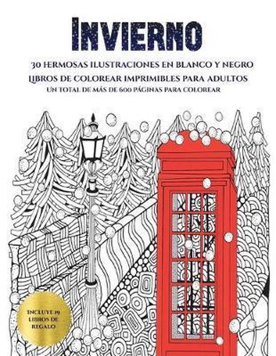 Libros De Colorear Imprimibles Para Adultos Invierno Garcia Santiago Bol Com