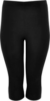 Yoek | Grote maten - dames legging 7/8 - zwart