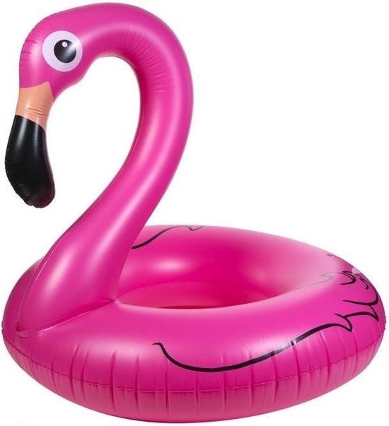 Sinewi rechtdoor Bedankt Out of the Blue - Flamingo - Zwemband - Opblaasbaar - Roze - 90 cm | bol.com