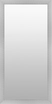 Spiegel Design Zilver 49x139 cm – Fenna – Unieke spiegel met zilveren lijst – wand spiegels – Muur Spiegel – Perfecthomeshop