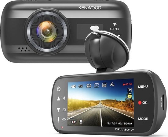 KENWOOD DRV-A601W 64gb Wifi GPS 4K dashcam