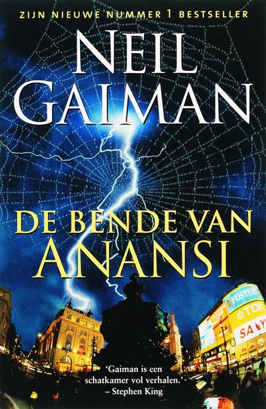 Cover van het boek 'De bende van Anansi'