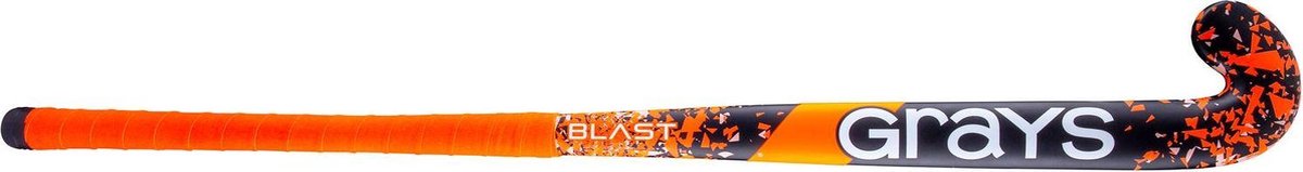 Grays BLAST Ultrabow MC hockeystick - Zwart/oranje - Hockey - Hockeysticks - Sticks Junior Hout Veld