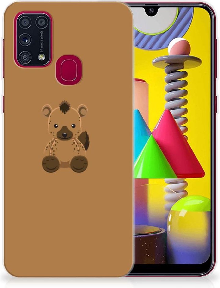 Samsung Galaxy M31 Telefoonhoesje met Naam Baby Hyena