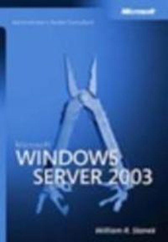 MS Windows .NET serv 2003 Administrator's Pocket consultant - cover