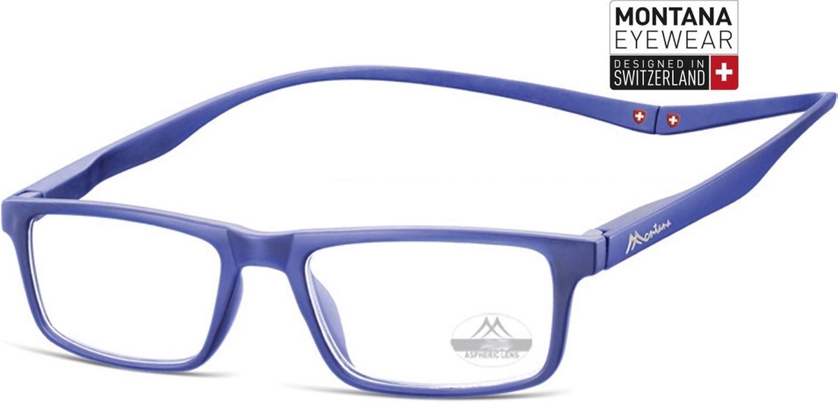 Montana Eyewear MR59B Leesbril met magneetsluiting +1.50 - blauw