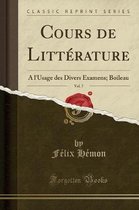 Cours de Litterature, Vol. 7