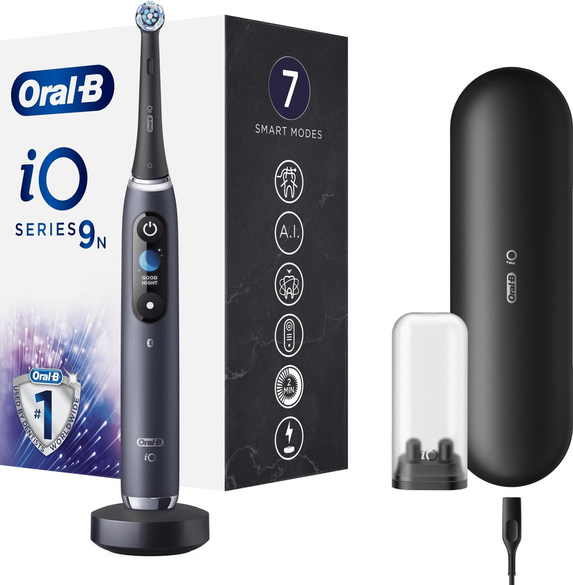 Oral-B iO - 9n - Elektrische Tandenborstel - Zwart