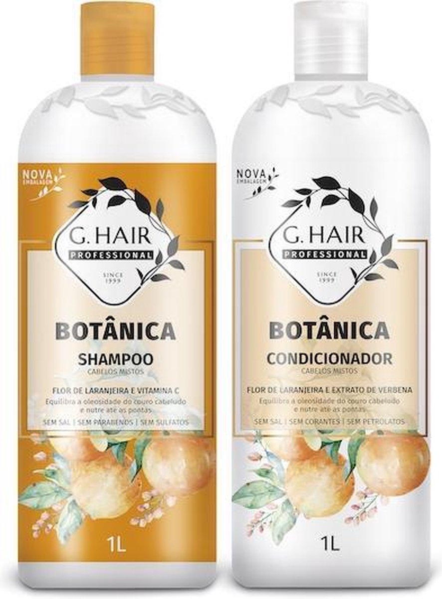 G-Hair Botanica Mixed Hair Shampoo & Conditioner 1000 ML