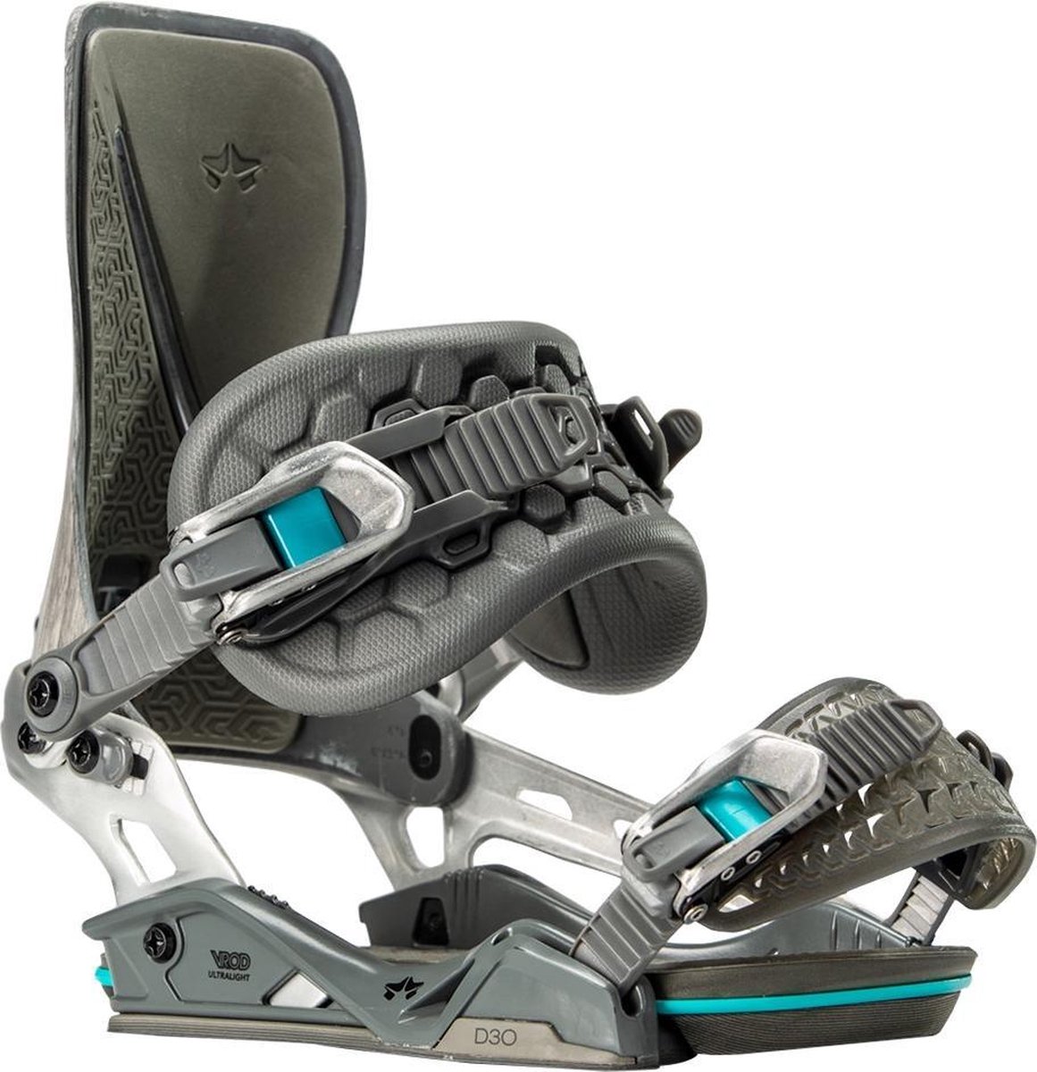 Rome Katana snowboardbindingen grain Grijs