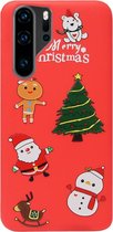 ADEL Siliconen Back Cover Softcase Hoesje Geschikt voor Huawei P30 Pro - Kerstmis