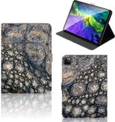 Hoesje iPad Pro 11 (2020) Tablet Hoes met Standaard Krokodillenprint