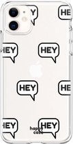 HappyCase Apple iPhone 11 Hoesje Flexibel TPU Hey Print