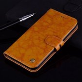 Huawei P20 PU leren Bookcase | Hoogwaardig Leren Hoesje | Lederen Wallet Case | Kaarthouder | Portemonnee | Bruin