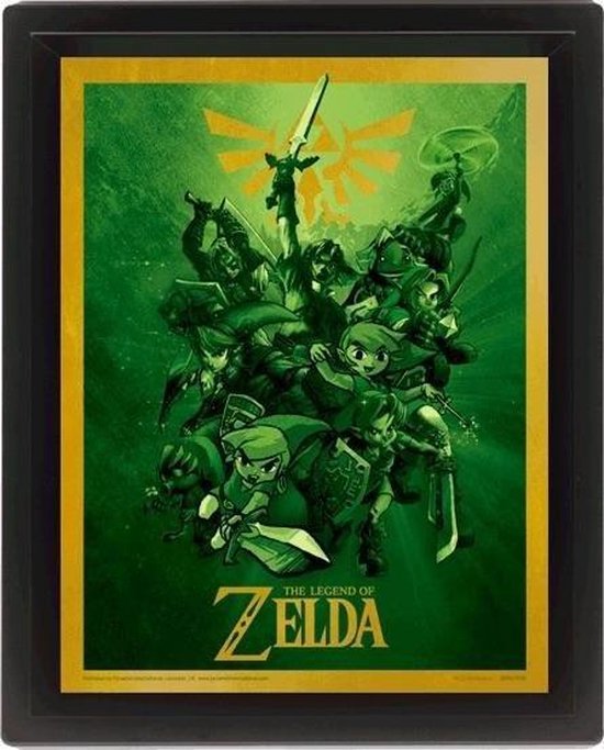 Legend of Zelda Link - 3D Lenticular Poster