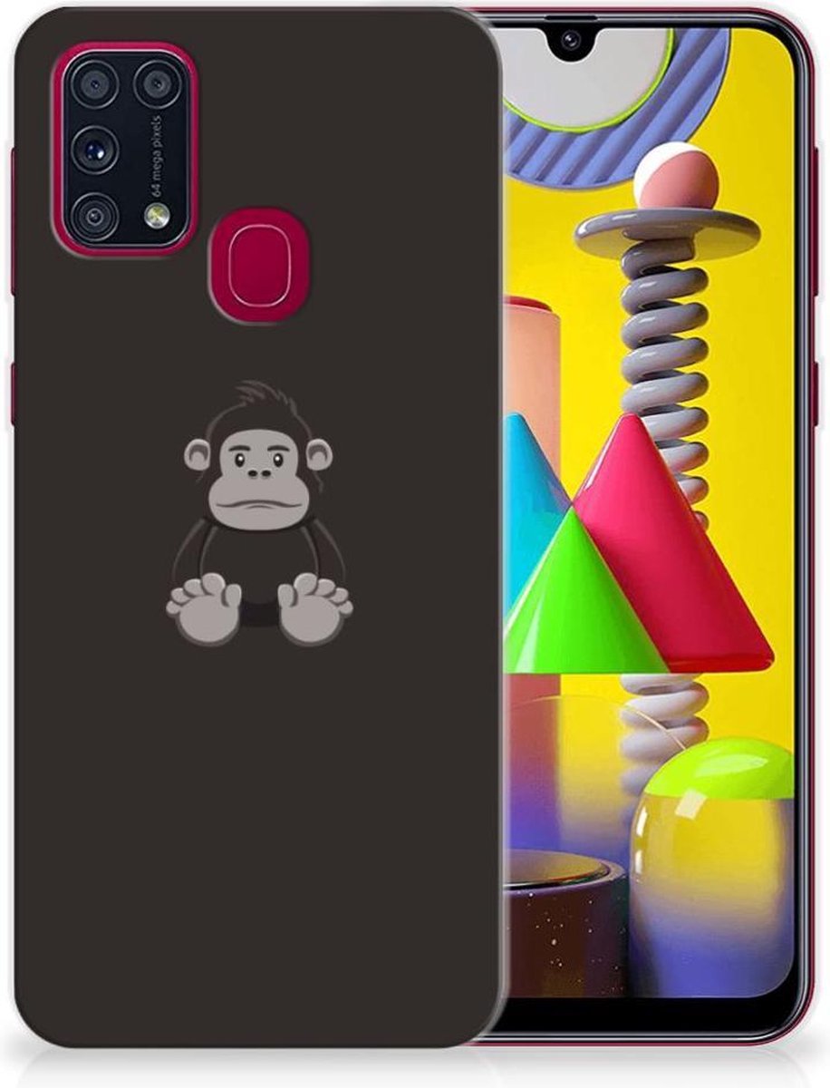 Back Cover voor Samsung Galaxy M31 Telefoonhoesje met Naam Gorilla
