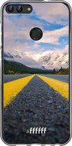 Huawei P Smart (2018) Hoesje Transparant TPU Case - Road Ahead #ffffff