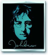 John Lennon Pin Photo Zwart/Blauw