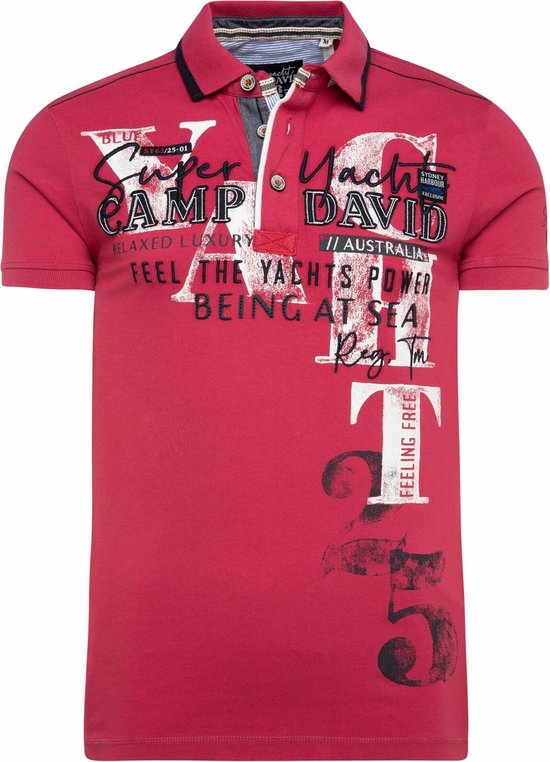 Camp David shirt BlauwXl