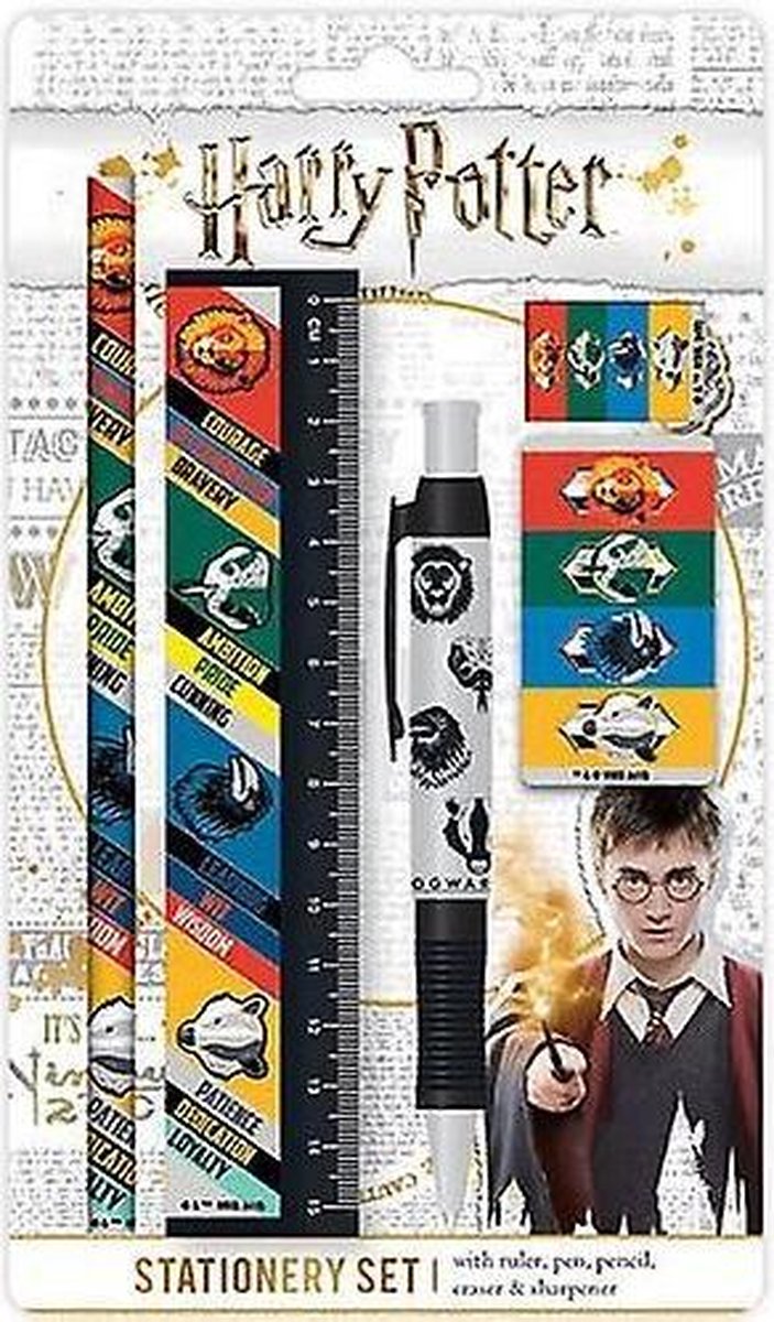 Harry Potter - Set d'écriture - Gringotts - crayon, règle, taille