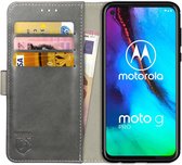 Rosso Element Motorola Moto G Pro Hoesje Book Cover Grijs
